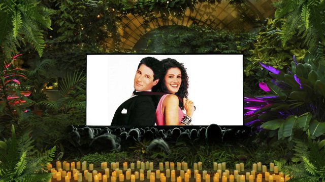 «Красотка». Кино при свечах в Оранжерее