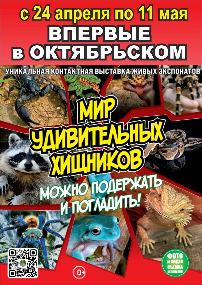 Уникальная выставка "Мир удивительных хищников"