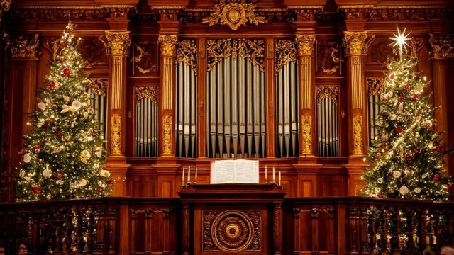 Новогодняя классика на органе при свечах. В Соборе