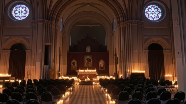 Орган при свечах. Новогодний концерт в Готическом Соборе