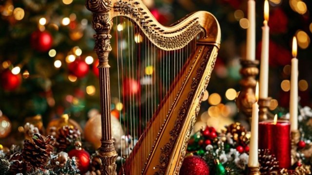 Новогодняя магия кельтских арф. При свечах