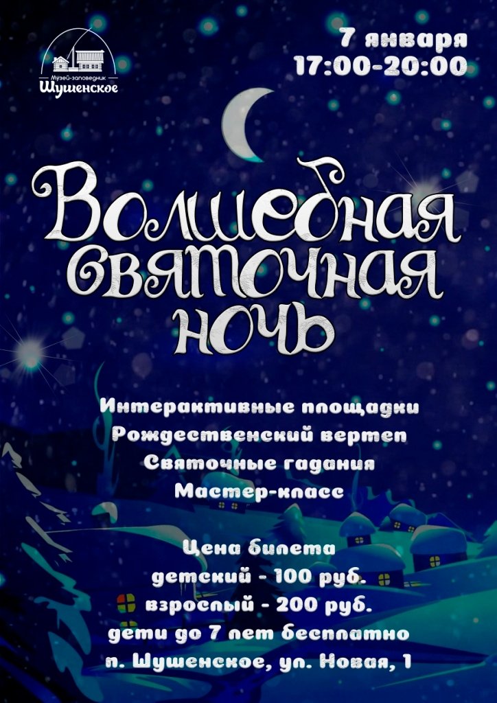 «Волшебная святочная ночь» в Шушенском