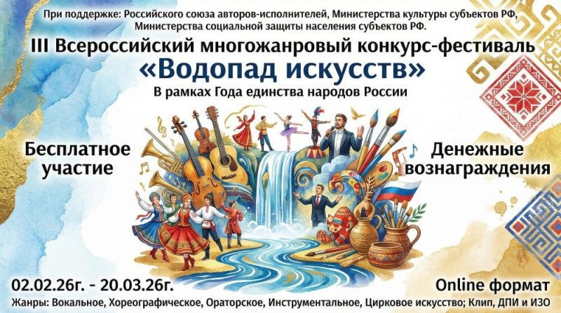 III Всероссийский конкурс-фестиваль «Водопад искусств»