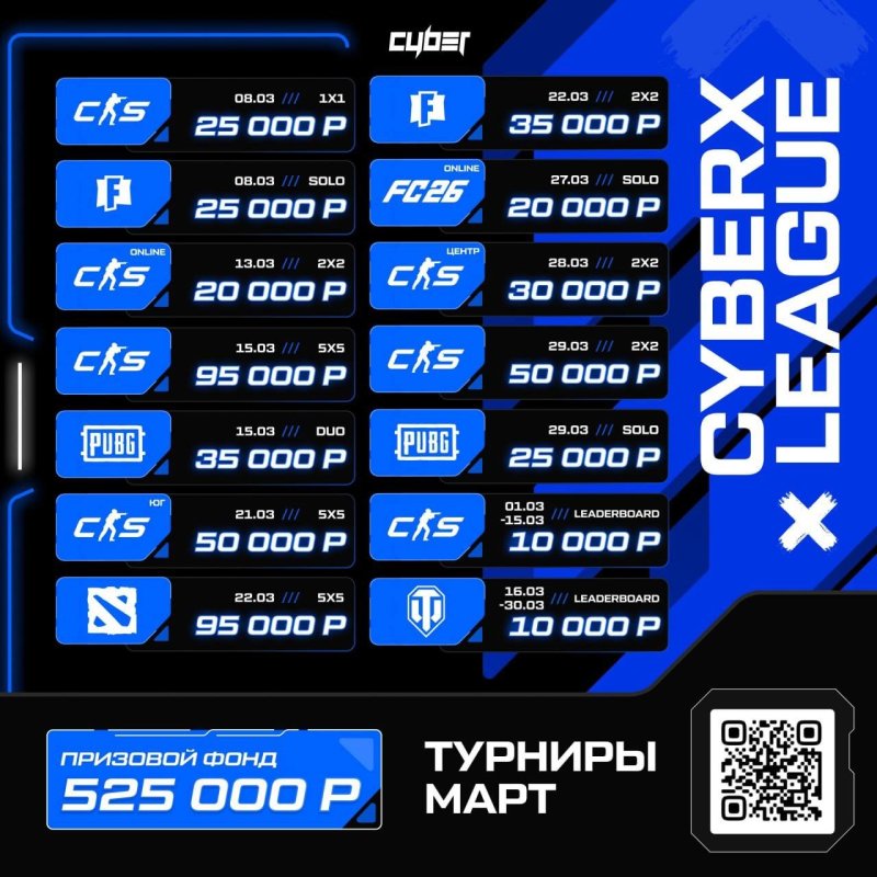 Весна наступает, новые турниры уже подъехали