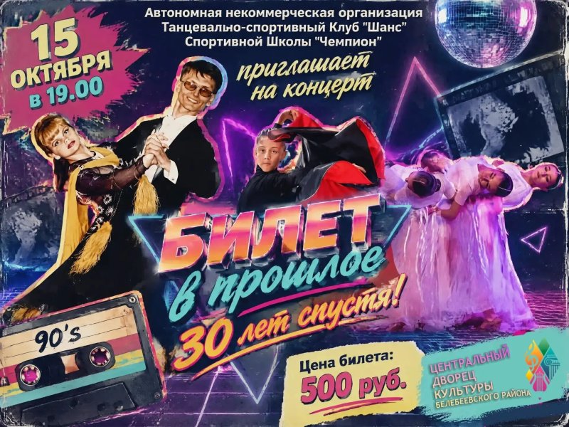 Концерт «Билет в прошлое: 30 лет спустя!»