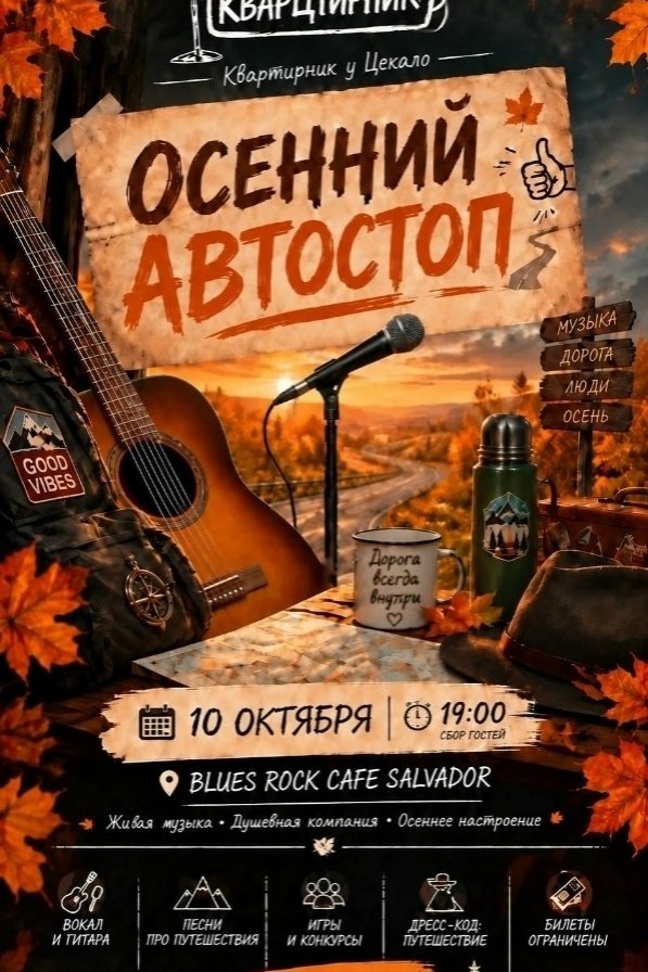 Квартирник «Осенний автостоп»
