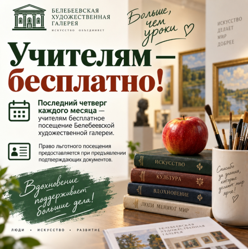 Учителям — бесплатно! 🎨🍎