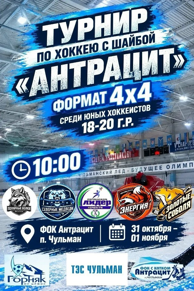 Турнир по хоккею с шайбой в Чульмане