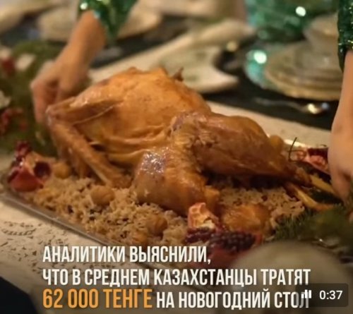 🍾Аналитики выяснили, что в среднем казахстанцы тратят 62 тысячи тенге на новогоднее застолье