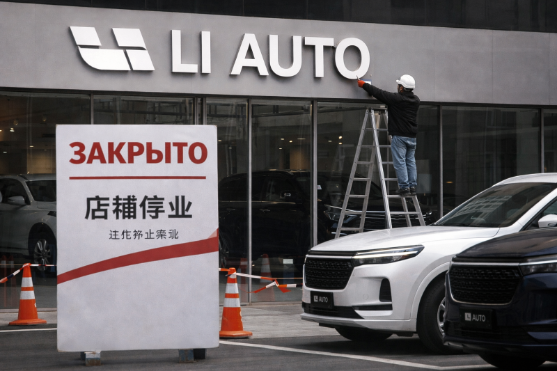 Li Auto объявила о закрытии около 100 автосалонов в Китае