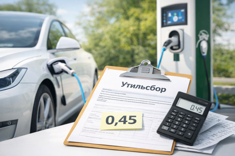 Утильсбор на электромобили снова пересчитали: теперь мощность считают по формуле 0,45