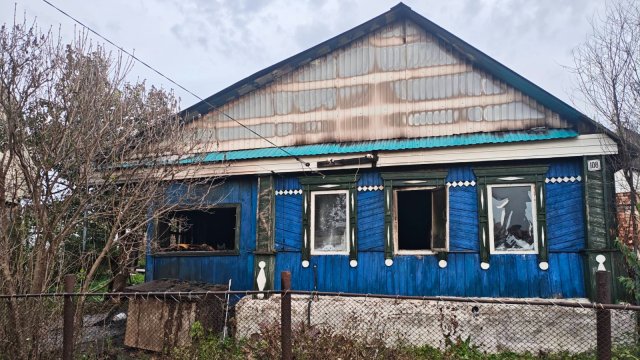 В Лениногорске произошёл пожар