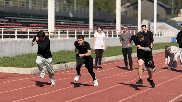 В Лениногорске работники и ветераны Лениногорского управления тампонажных работ (ЛУТР) сдали нормы ГТО