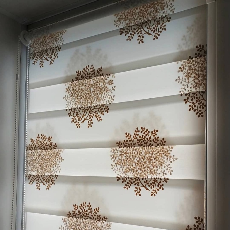 Рулонные жалюзи Зебра (День-Ночь)