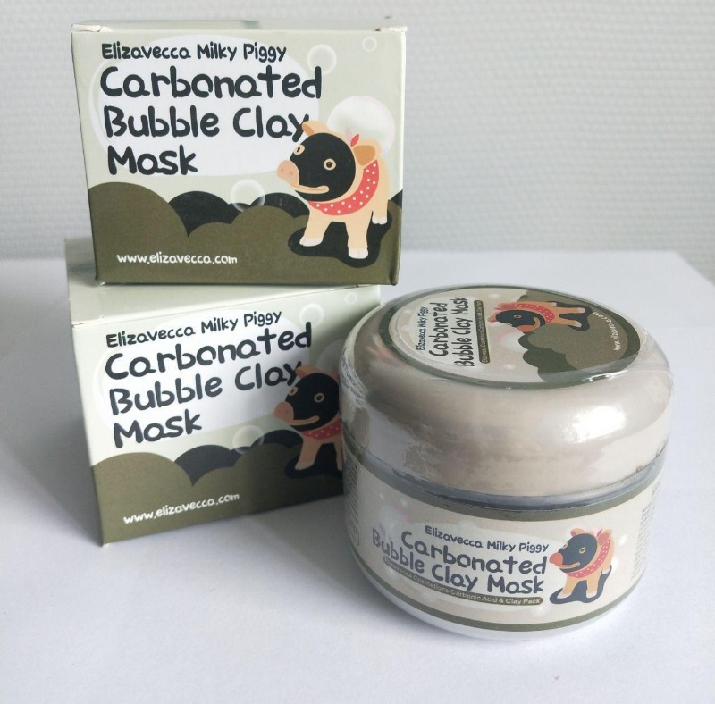 Маска Elizavecca Piggy для лица Carbonated Bubble Clay