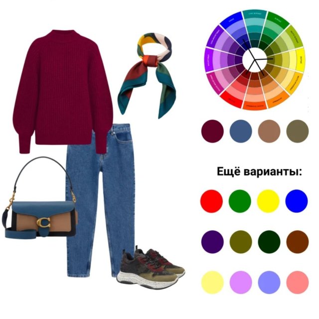 Как сочетать цвета в одежде