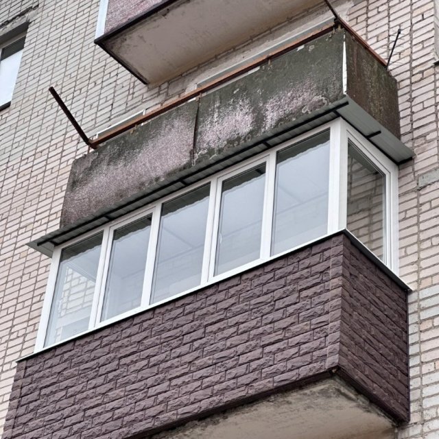 Балкон с отделкой. Наша работа🔥