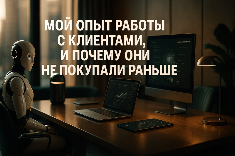 Мой опыт работы с клиентами, и почему они не покупали раньше