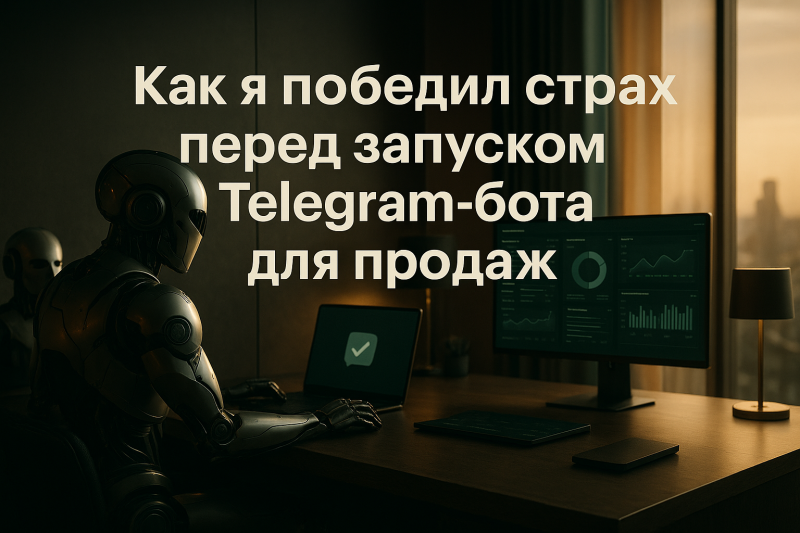 Как я победил страх перед запуском Telegram-бота для продаж