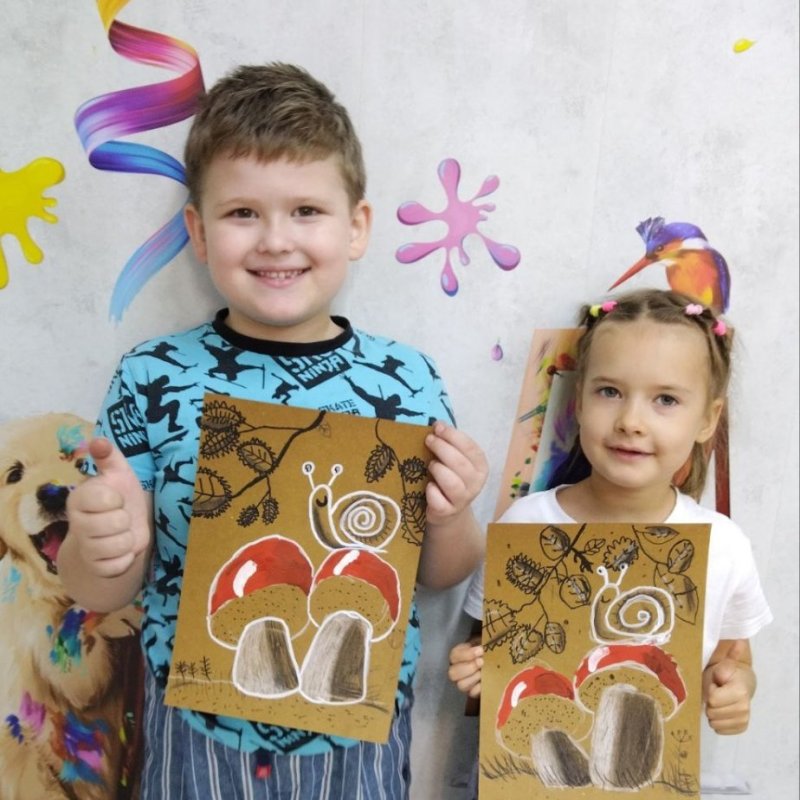 Рисуем графическими средствами и гуашью