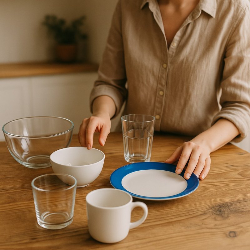 Новая посуда из стекла и фарфора: что выбирать?