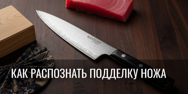 Покупаешь «японский нож» и платишь за подделку? 5 признаков настоящих японских ножей для кухни!