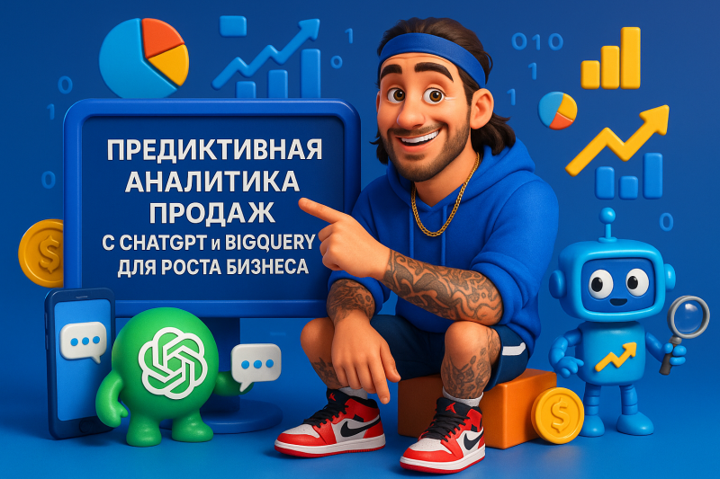 Предиктивная аналитика продаж с ChatGPT и BigQuery