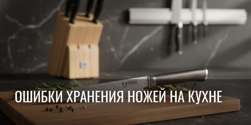 5 ошибок хранения ножей: почему твоя кухня теряет стиль, ножи тупятся, а деньги утекают