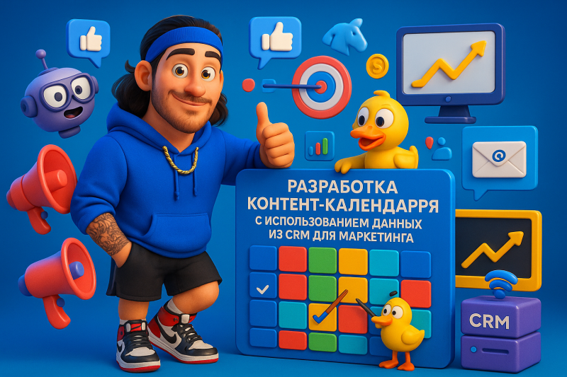 Разработка контент‑календаря на основе данных CRM