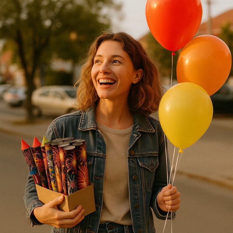 Специальные предложения на фейерверки и шары!