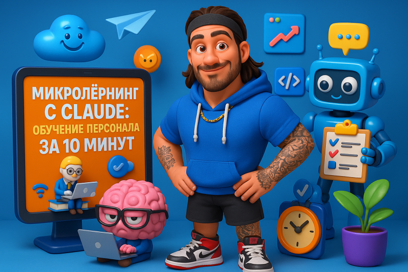 Обучение персонала с Claude: микролёрнинг за 10 минут