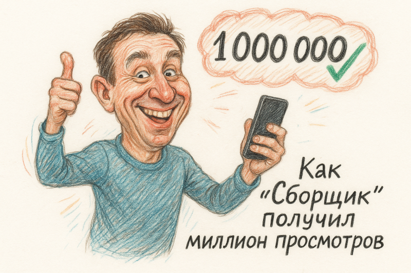 Теряешь часы на ручной постинг? Вот как автоматизация Make и "Сборщик" приносят 1 000 000 просмотров за 2 дня!