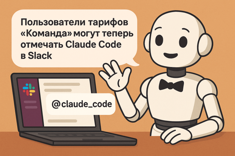 Теперь в Team-планах Claude вы можете отмечать код в Slack!
