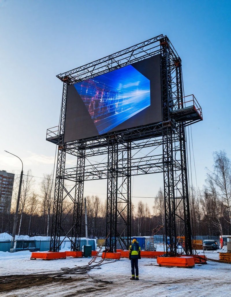 За кулисами: как мы устанавливаем уличные экраны