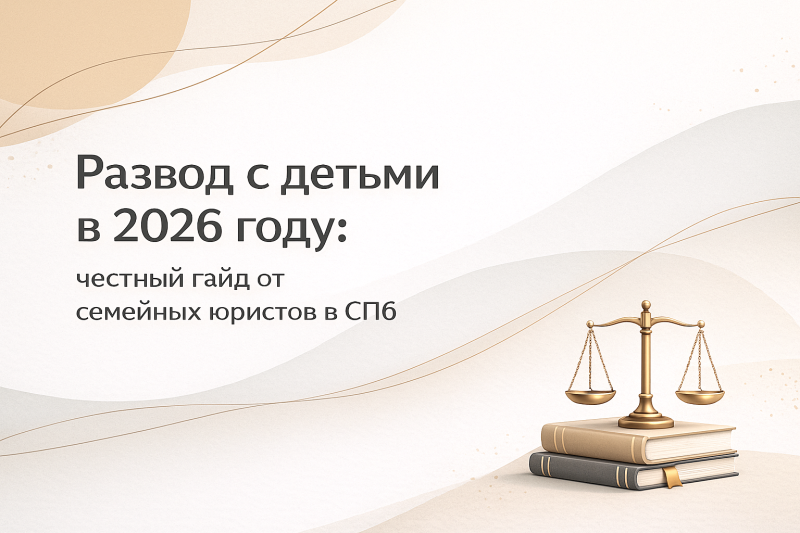 Развод с детьми в 2026 году: честный гайд от семейных юристов в СПб
