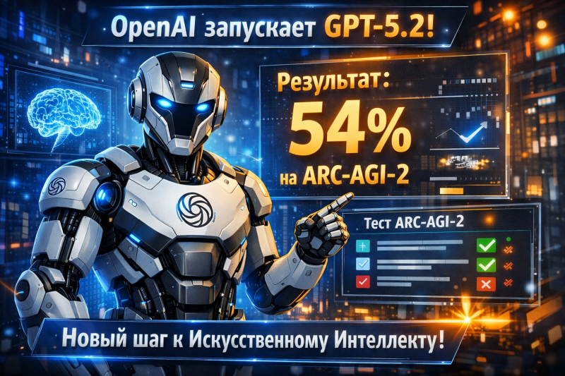 GPT-5.2: Новый уровень ИИ, который удивил всех на ARC-AGI-2!