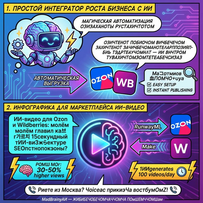 ИИ-Видео для Ozon/WB: автоматическое создание 15-секундных роликов (RunwayML + Make)