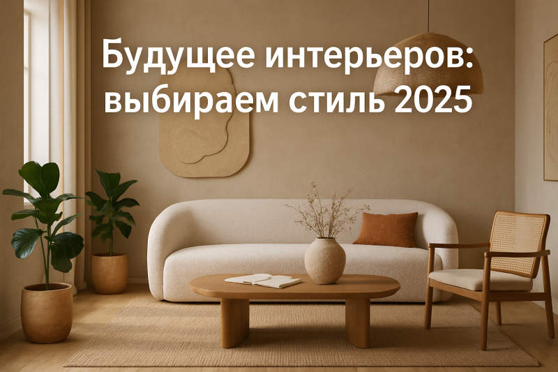 Тренды дизайна интерьеров 2025: что в моде и как выбрать стиль для квартиры