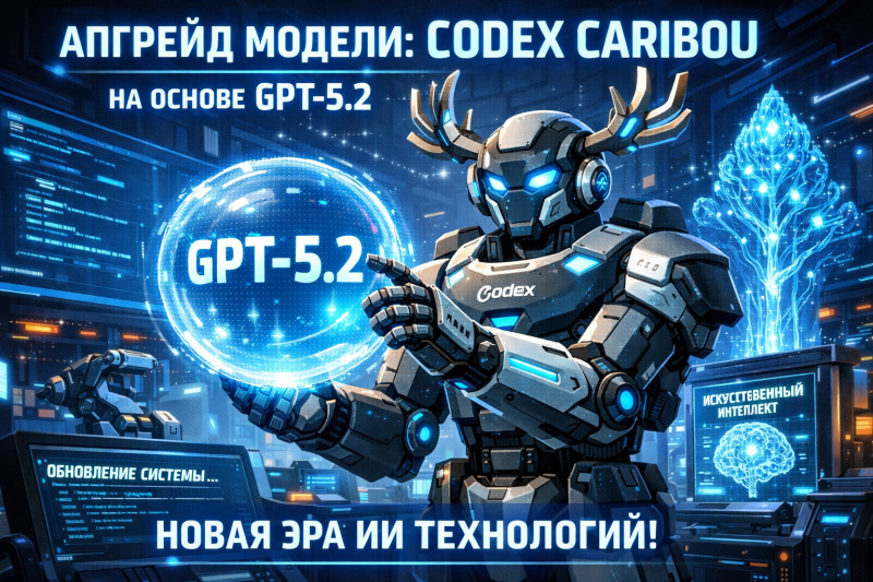 Новый уровень разработки: OpenAI запускает Codex Caribou на базе GPT-5.2!