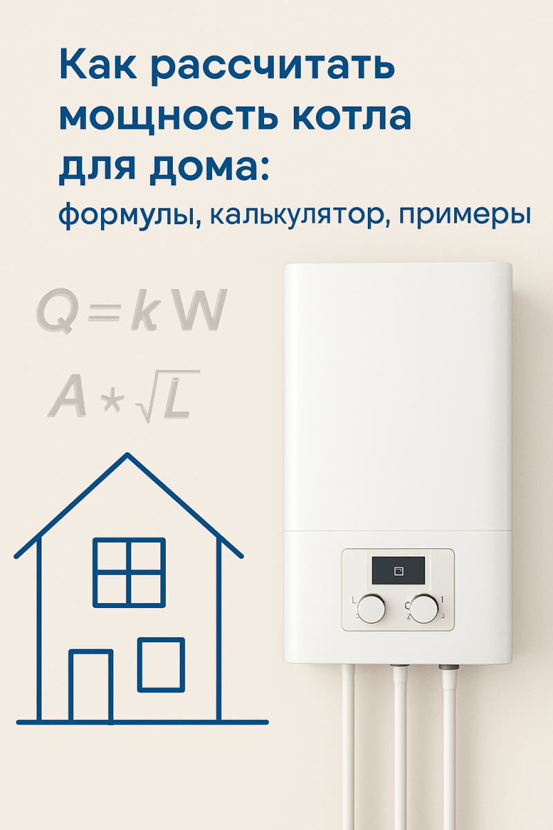 Как рассчитать мощность котла для дома: формулы, калькулятор, примеры
