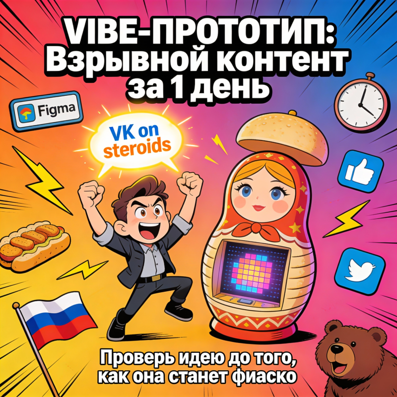 Проверка концепции: Vibe-прототип системы видео-контента за один день