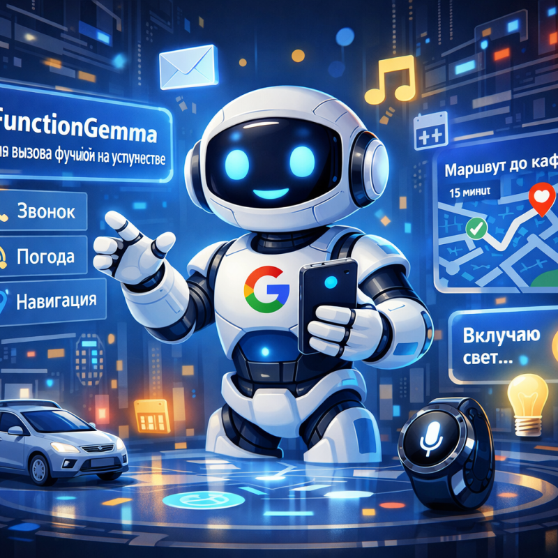 Функциональность в кармане: Google представляет FunctionGemma!