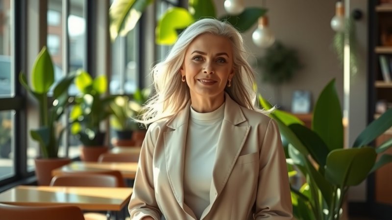 Как ухаживать за седыми волосами: стильный переход к седине и секреты принятия себя в тренде на естественность 45+