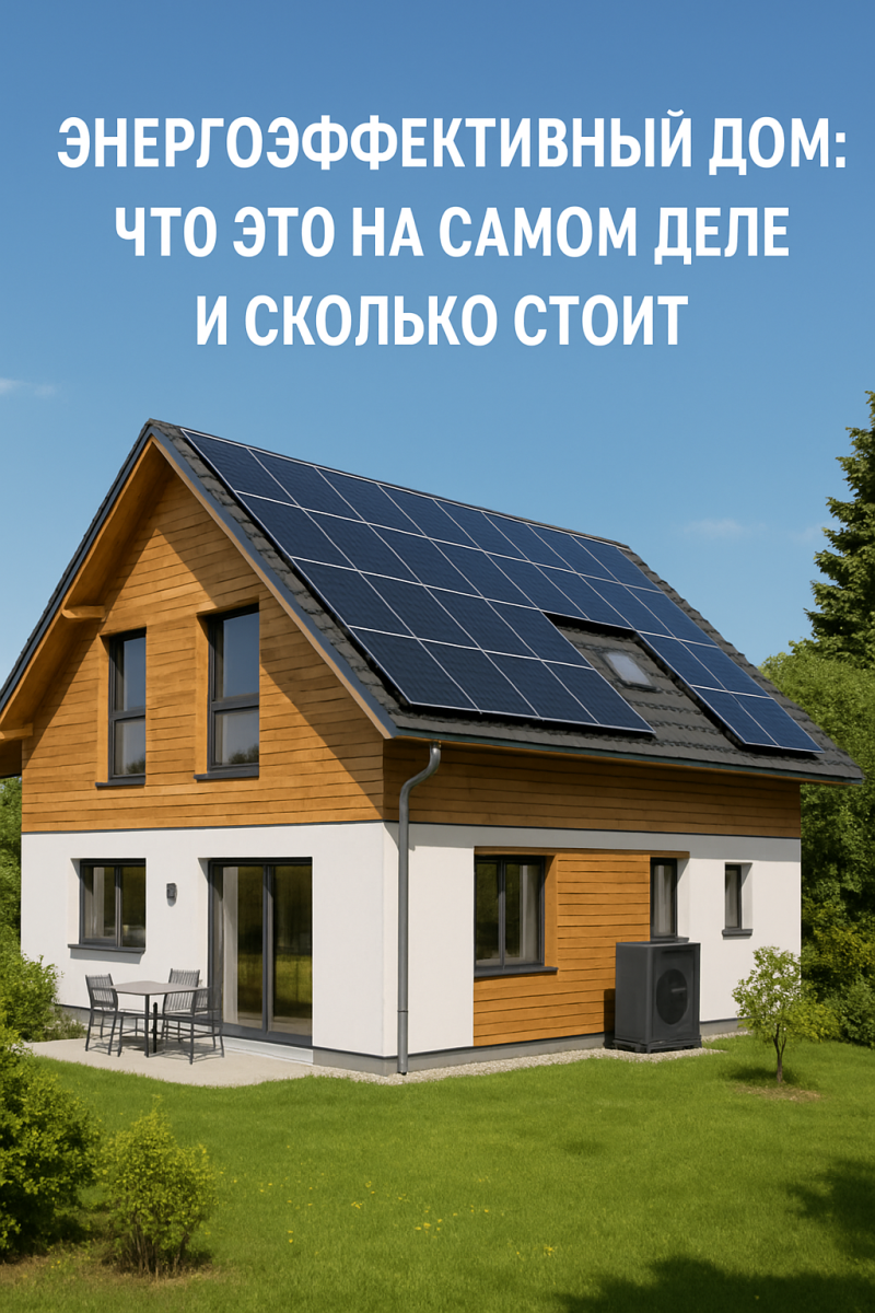 Энергоэффективный дом: что это на самом деле и сколько стоит