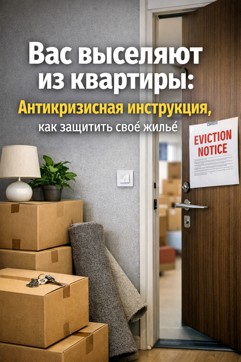 Вас выселяют из квартиры: антикризисная инструкция, как защитить своё жильё