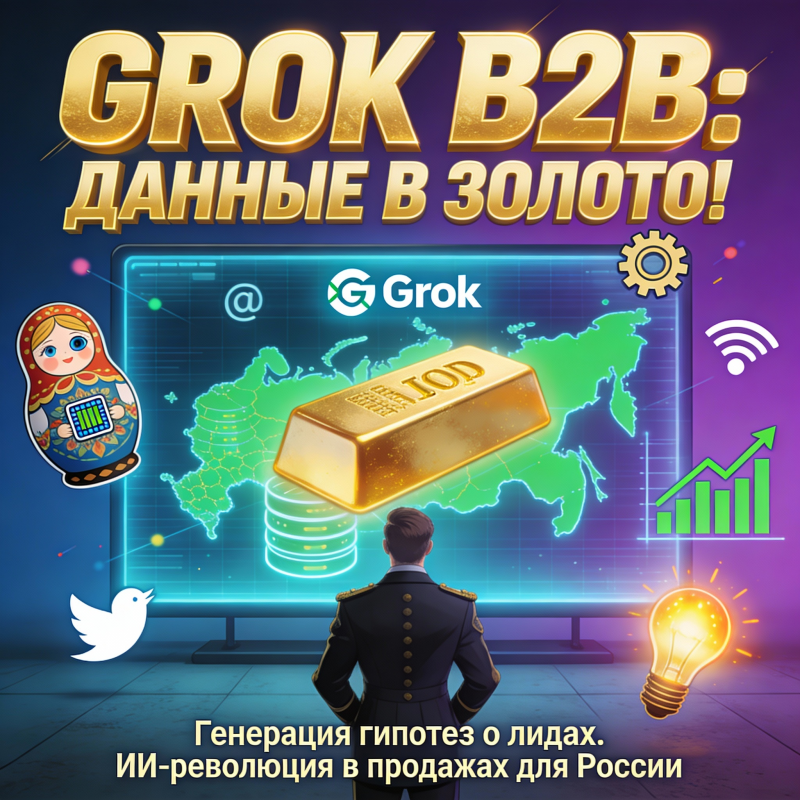Grok в B2B: как я использую ИИ для генерации гипотез о лидах