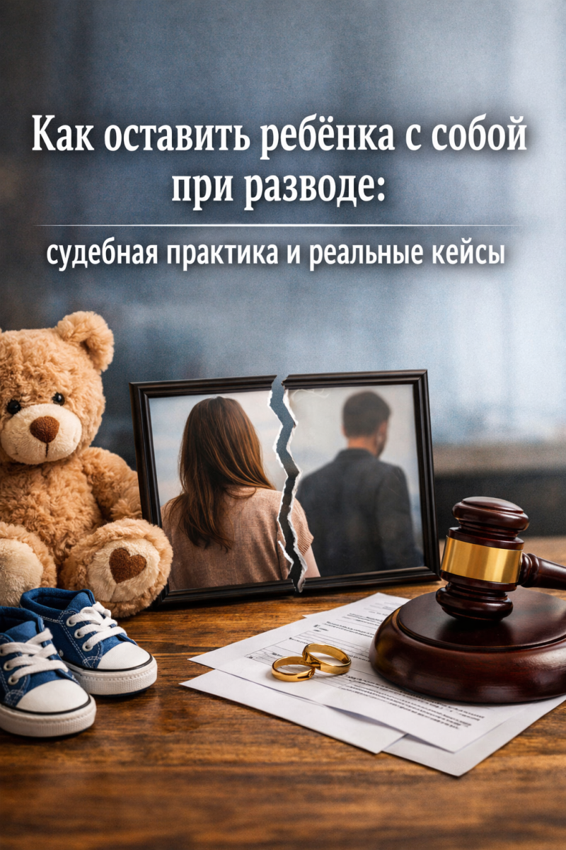 Как оставить ребёнка с собой при разводе: судебная практика и реальные кейсы