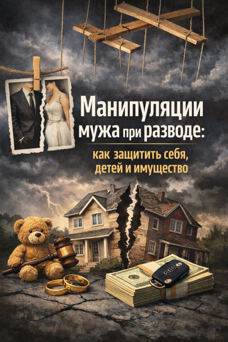 Манипуляции мужа при разводе: как защитить себя, детей и имущество