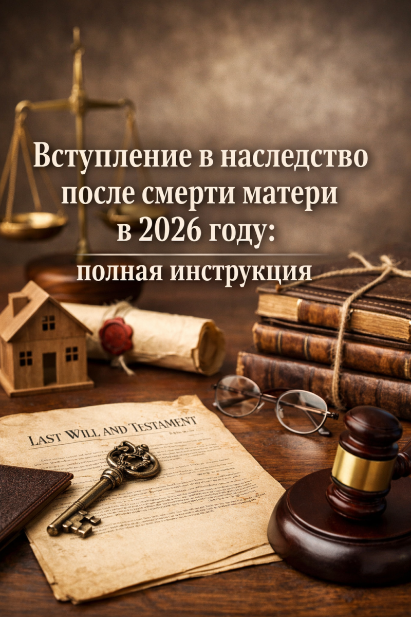Вступление в наследство после смерти матери в 2026 году: полная инструкция