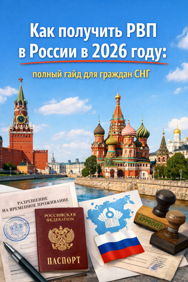 Как получить РВП в России в 2026 году: полный гайд для граждан СНГ
